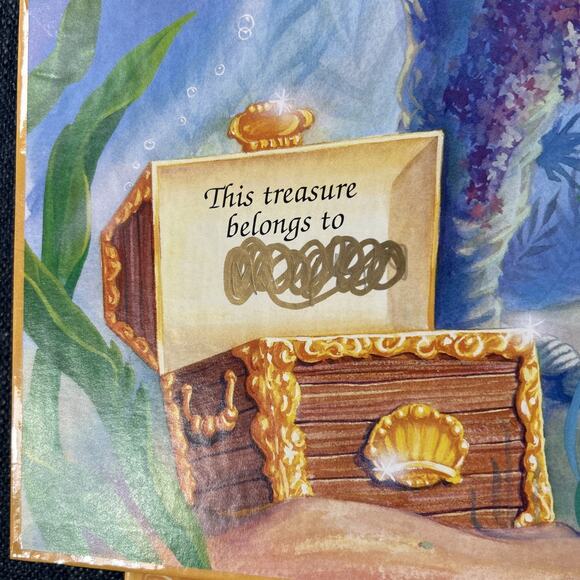 Disneys Little Mermaid’s Treasure Chest Series Lot of 6 Hardcover Grolier 1990's - Picture 13 of 16